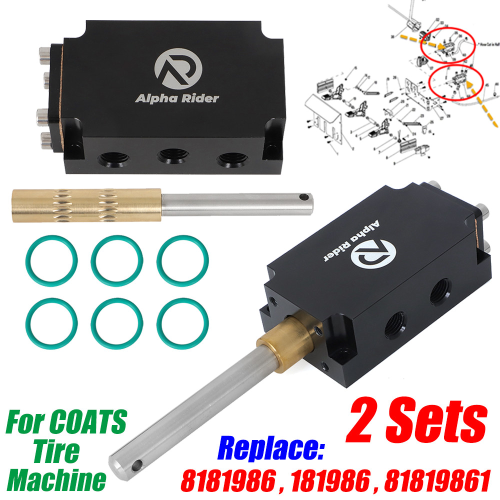 For Coats Tire Machine Changer 4-Way Air Control Valves Foot Pedal