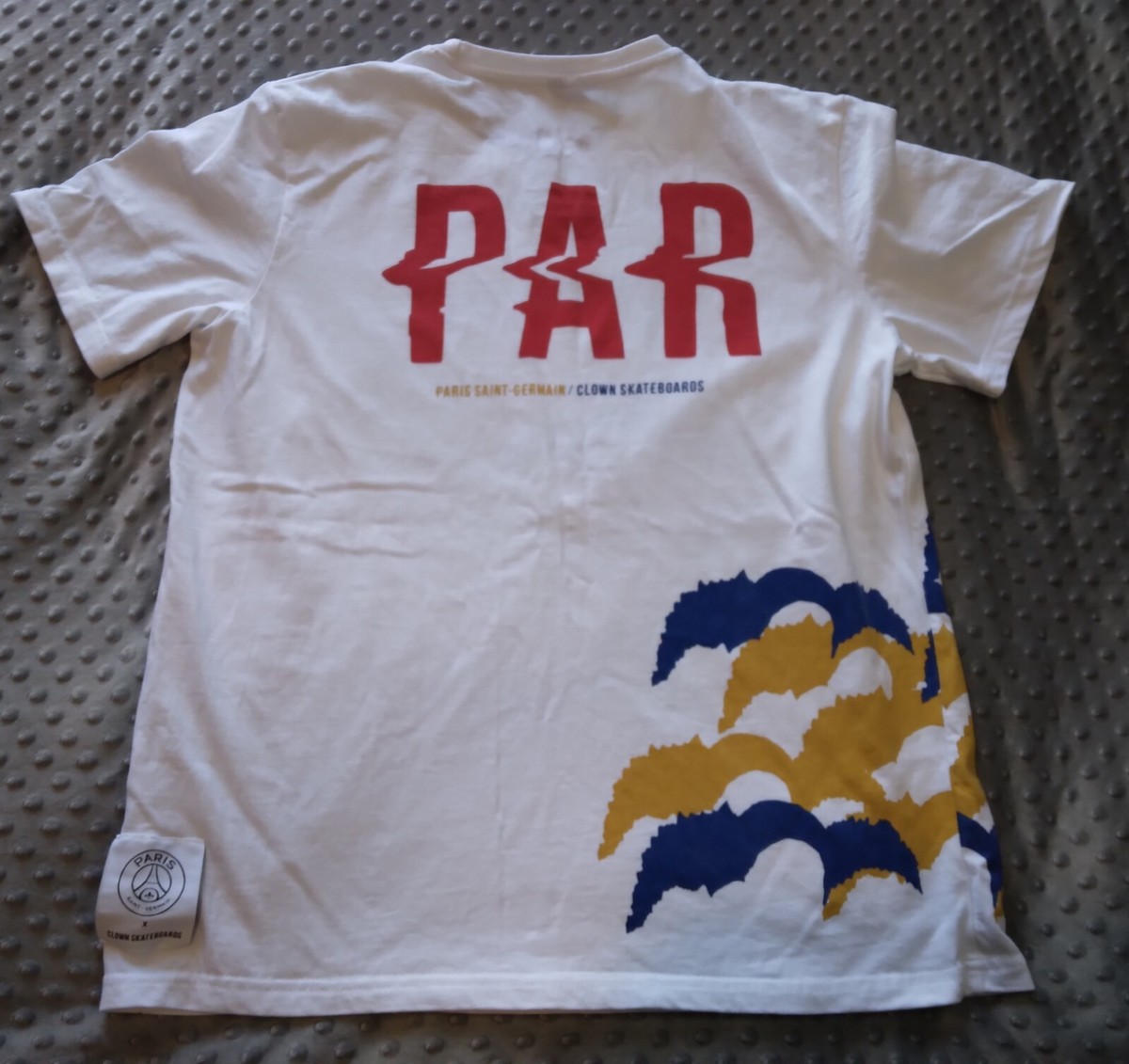 ユニセックス コラボTシャツ ★ PSG X CLOWN Skateboards Paris Paris Saint Germain T-Shirt Men's PSG X Clown Skateboards