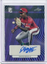 2023 Leaf Perfect Game All American Autographs Purple David Hogg II Auto 23/25