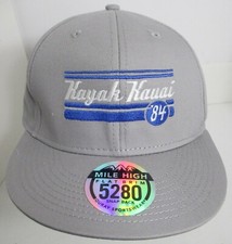 Cappello Kayak Kauai Hawaii Snapback USA ricamo isole unisex berretto grigio