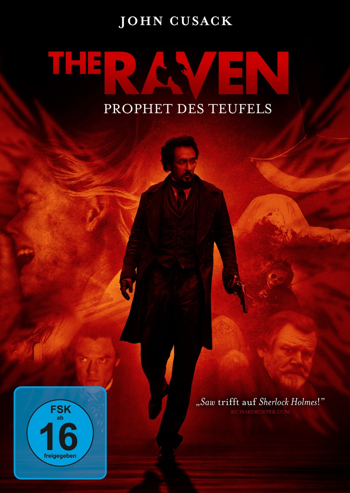 The Raven - Prophet des Teufels (DVD) John Cusack Luke Evans Alice Eve