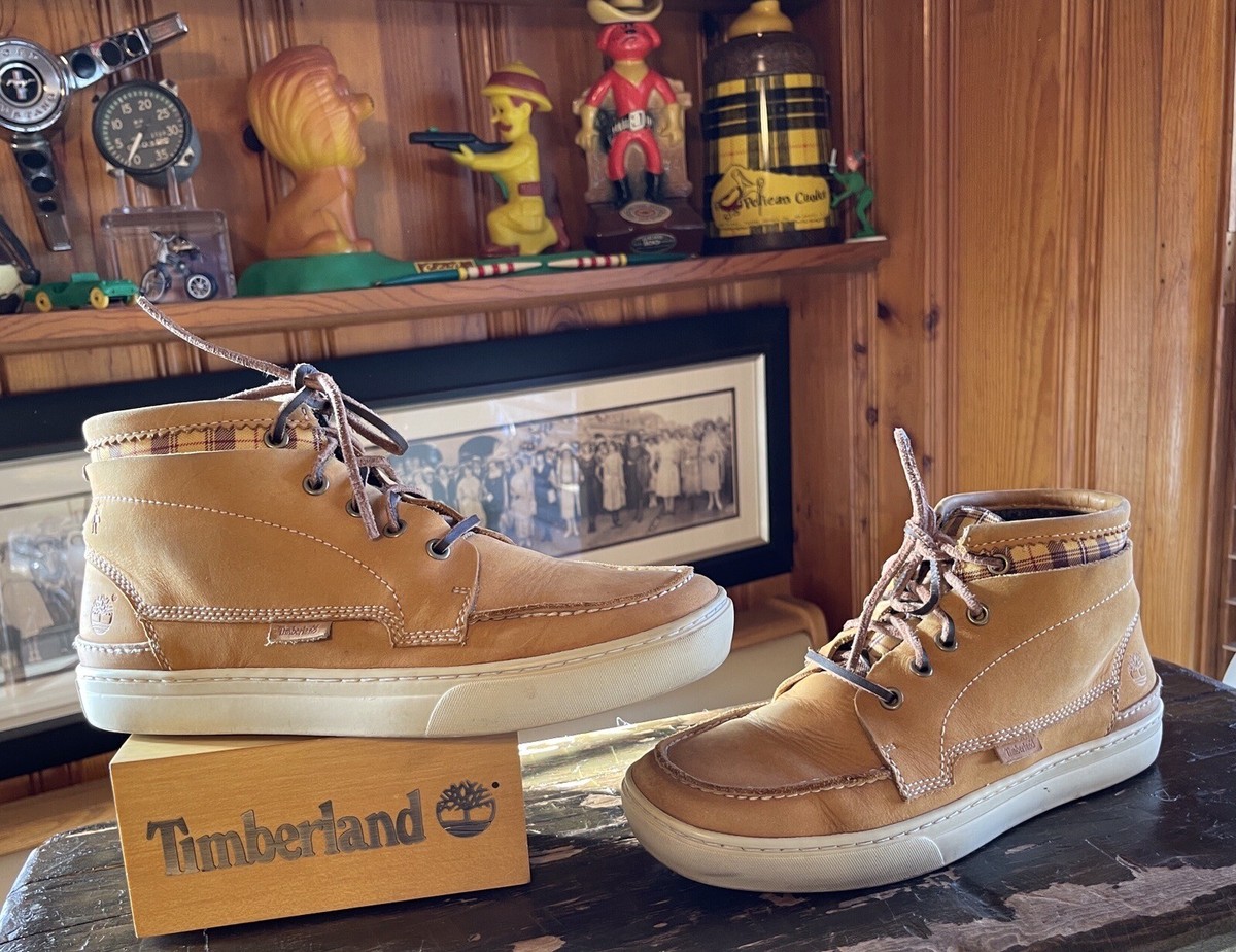TIMBERLAND EARTHKEEPERS CHUKKA LEATHER 8.5~SMART WOOL HIGHTOP BOOT 
