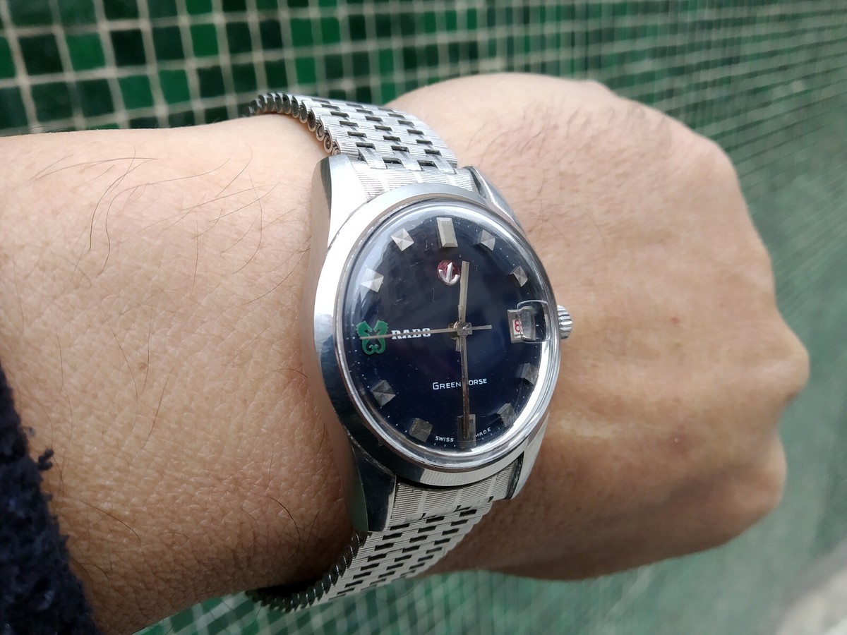 RADO Green Horse ステンレススチール 時計 RADO GREEN HORSE AUTOMATIC ALL ORIGINAL NSA STRAP ORIGINAL