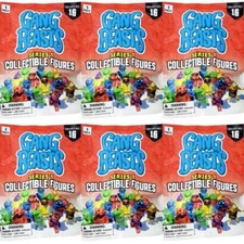 Gang Beasts Collectible Figures - Series 1 : Lot of 6 Sealed Blind Bags