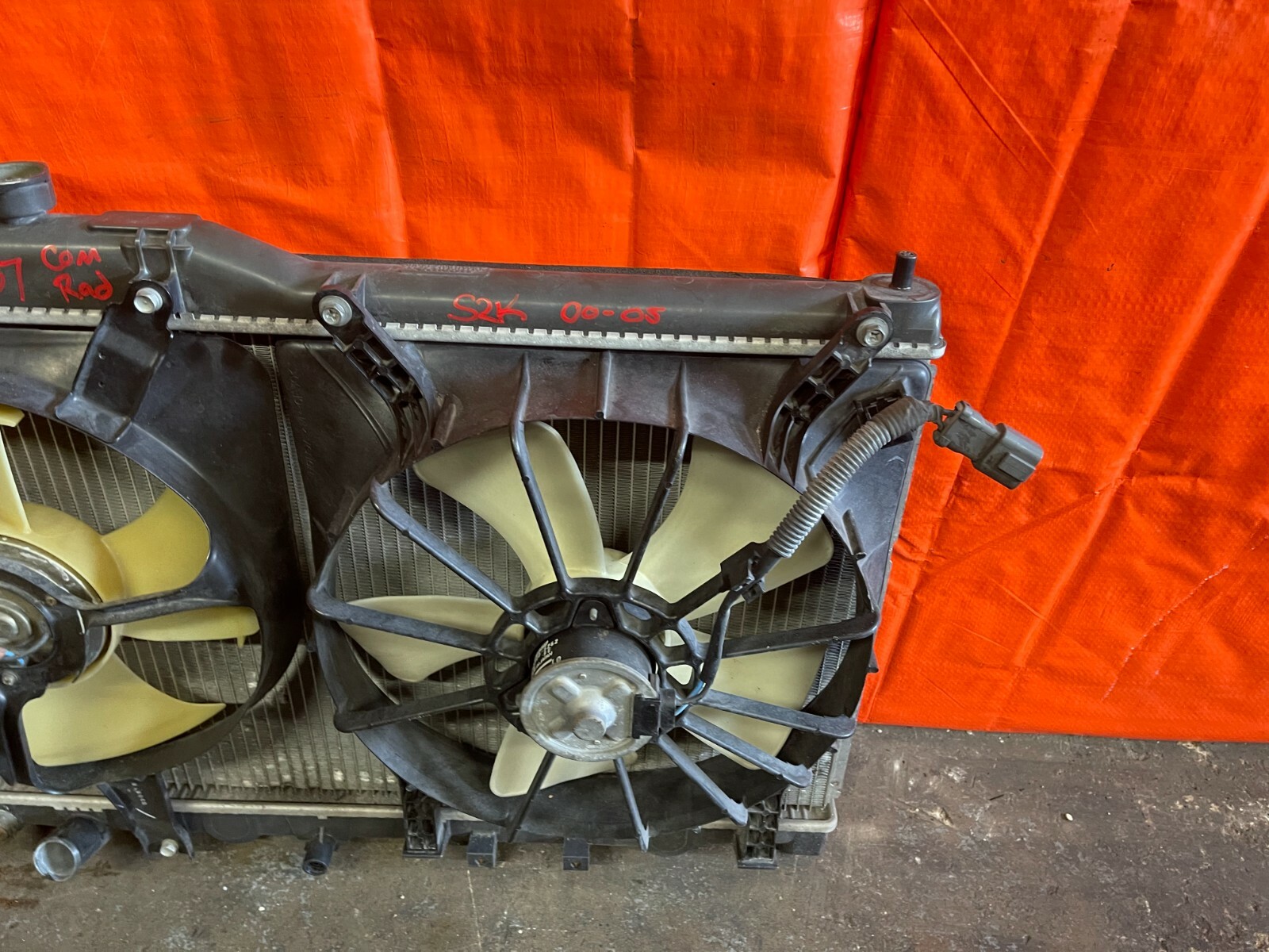 0005 HONDA S2000 RADIATOR W/ COOLING AND CONDENSER FAN SET 100 OEM OE eBay