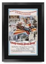 Chitty Chitty Bang Bang Movie Poster Signed Printed Autograph A3 Framed