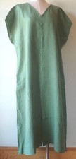 FLAX Designs LINEN DRESS M NWOT YARA Maxi Dress WATERCRESS GREEN