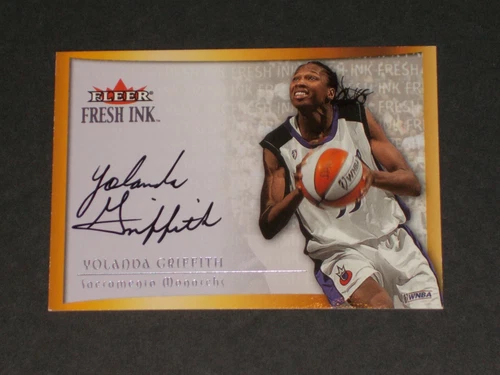 2000 Fleer WNBA , FRESH INK, YOLANDA GRIFFITH, BEAUTIFUL Card!!!