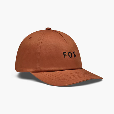 Fox Racing Wordmark Einstellbar Hat Cognac 2025 Kappe Neu Bike MTB Bike S