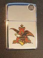 Zippo Budweiser Anheuser Busch Companies H August 12 1996 Label Intact