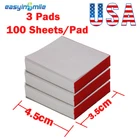 300 Sheets Dental Mixing Pads Paper/Poly Coated 2 Side 3.5*4.5cm Disposable USA
