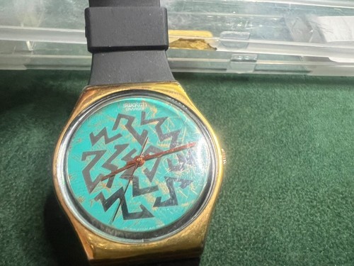 Swatch Uhren Handgelenk Herren Damen aus Quarz Betrieb Pack 6 Uhren Vintage - Bild 8 von 21