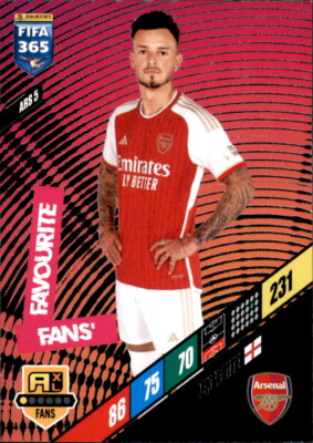 Fifa 365 2024 Adrenalyn XL ARS 5 - Ben White - Fans' Favourite