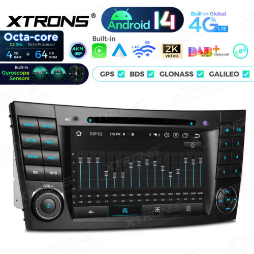 Android 14 8Core 64G Car DVD Player GPS Stereo Radio For Mercedes Benz W211 W219 - Picture 7 of 22