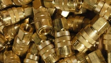 Milton 715 1/4" FPT M-Style Brass Air Hose Coupler 10-pack