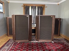 Tannoy Red 15 Orange Dust Cap Autograph Style Cabinet