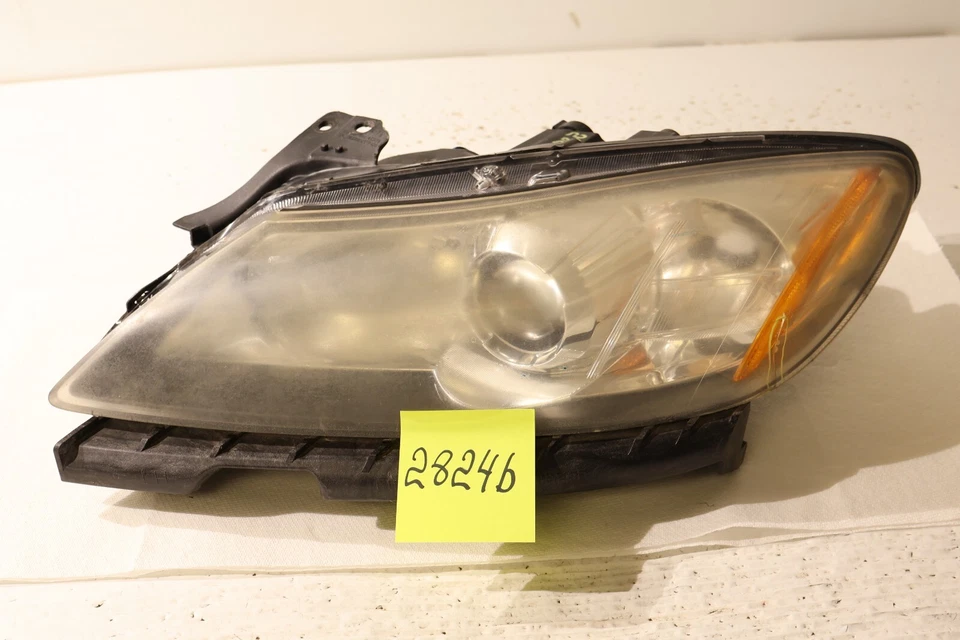 CRACKED HID XENON 09 10 11 MAZDA RX-8 Driver Headlight Head Lamp Light 28246 - Image 2 of 4