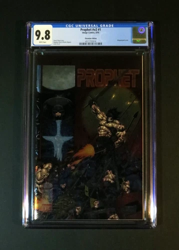 PROPHET #1 CGC 9.8 NM/MT Stephen Platt Chromium Wraparound Cover Image 1995