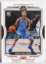 Theo Maledon 2020-21 Panini Chronicles Legacy Red RC Rookie #700 OKC Thunder