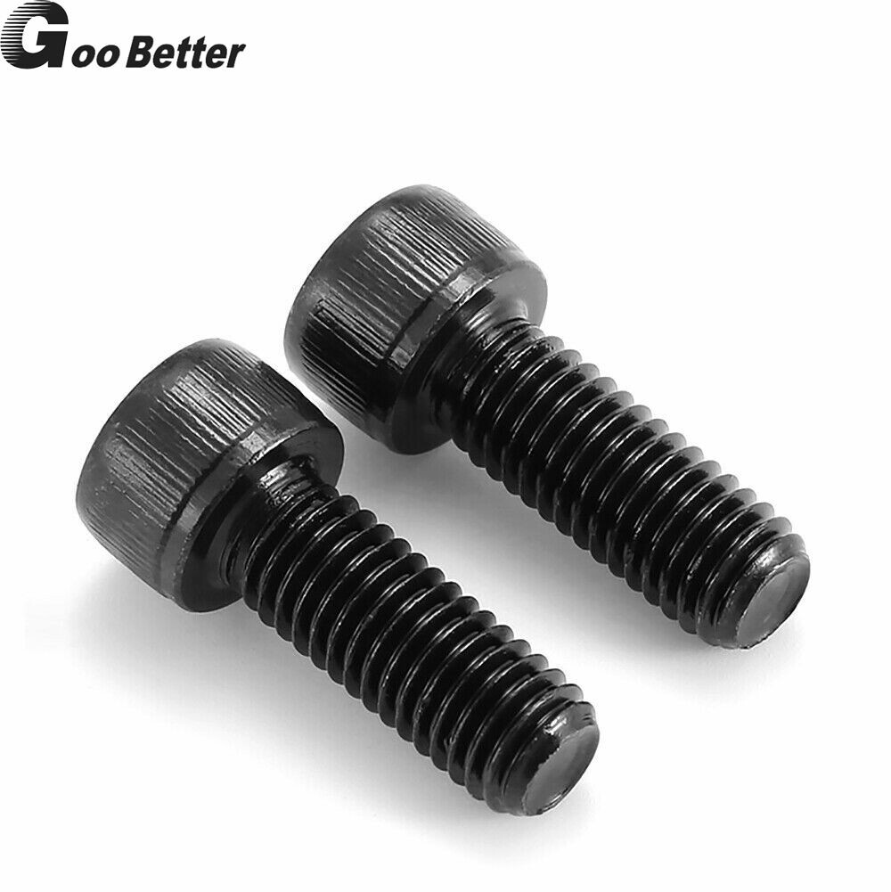 M2 M2.5 M3 M4 M5 Hex Socket Head Cap Screws Black 12.9 Allen Key Bolts