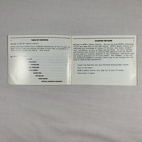 NES MTV Remote Control Nintendo Authentic Instruction Manual Booklet Only