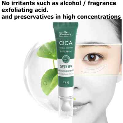 Plantnery Cica Centella Ceramide Eye Cream Reduces Dark Circle 15 g