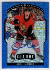 2020-21 Upper Deck Allure Autographs Blue Line #78 Josh Norris 22/35