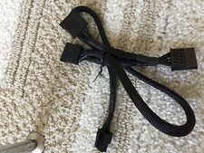 EVGA SuperNOVA 1000 G2 eVGA 6 pin Perif to 3x SATA DRIVER POWER cable BLACK