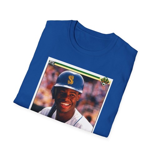 T-shirt Ken Griffey Jr Rookie Card unisex stile morbido - Foto 33 di 41