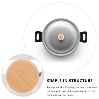  3 Pcs Pot Lid Handle Parts Stainless Griddle Accessories Baby