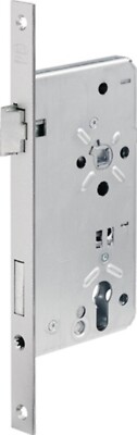 BKS B-00240-00-L-1 Haustür-Einsteckschloss 0024 PZW 20/55/92/10 mm DIN links sil