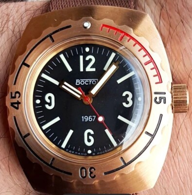 ヨコハマオンラインさま ボストークアンフィビア Amazon.com: Vostok | Amphibia 710059 Scuba Dude Automatic