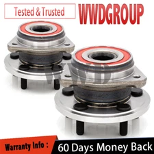 Pair Front Wheel Hub Bearings For Jeep Grand Cherokee Comanche Wrangler TJ