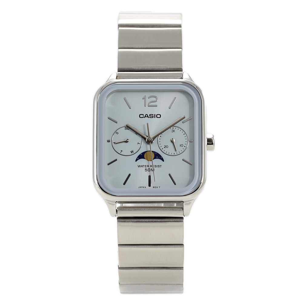 【新品・未使用】CASIO STANDARD MENS MTP-M305D Casio Analog MTP-M305D-6AV Moonphase Quartz Men's Watch