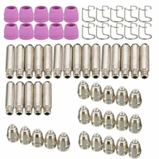 60PK WSD-60 SG-55 AG-60 Air Plasma Cutter Torch Nozzles Tips Cups For CUT50/60P