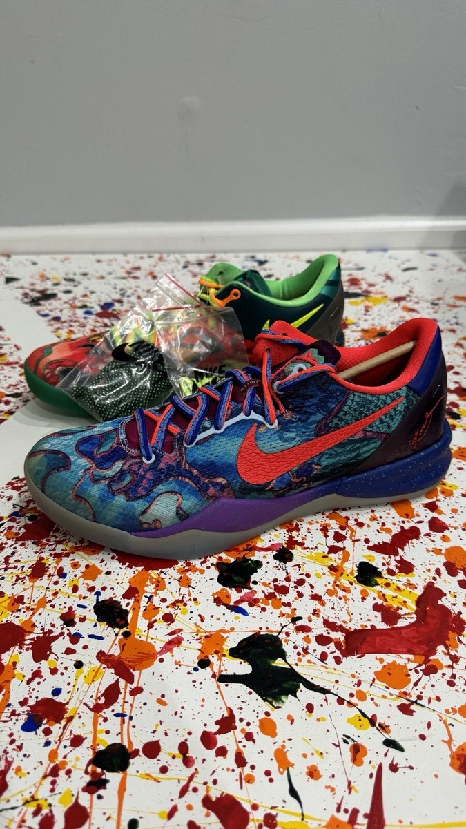 NIKE KOBE 8 SYSTEM PREMIUM SZ 10.5 635436-800 WHAT THE WTK | eBay