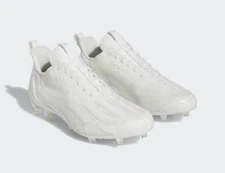 Adidas ADIZERO 12.0 Football Cleats Triple White GX5413 Men’s Size: 8