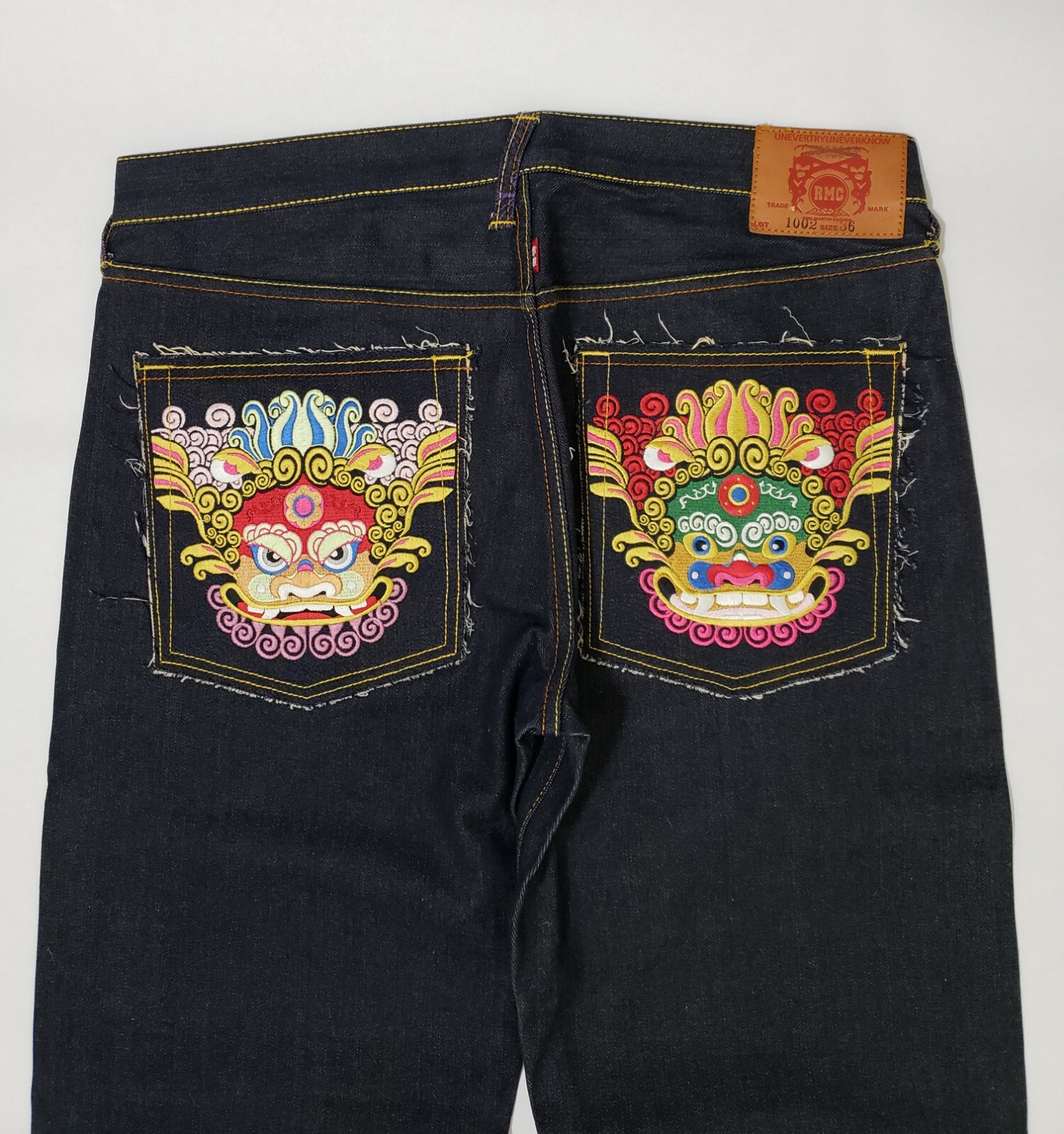 RED MONKEY DENIM JEANS SIZE 36 MEN'S 
