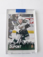 2024/2025 Everett Silvertips team issued card. Landon Dupont