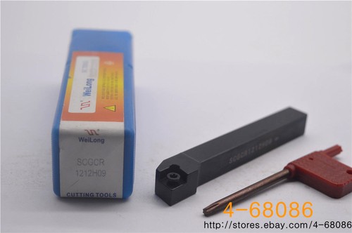 Herramienta de soporte de giro externo 91° SCGCR 1212H09 + CCGT09T304-AK inserciones de aluminio - Imagen 2 de 5