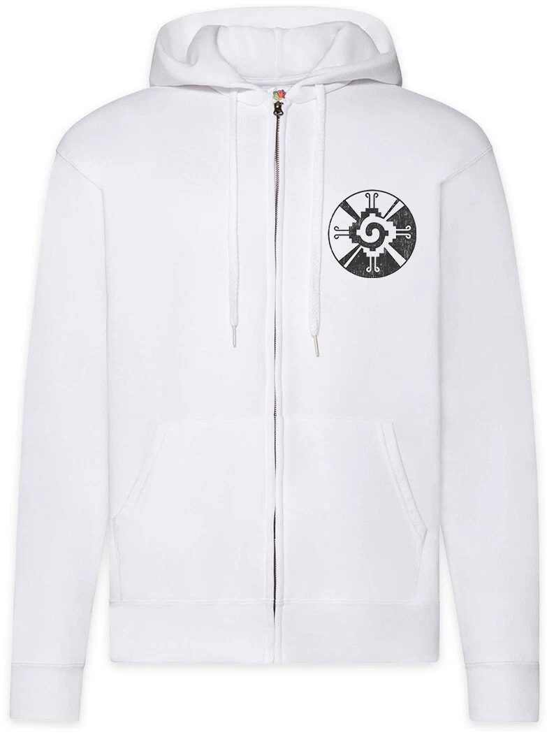 Maya Balance Symbol Zipper Hoodie Mayans Tattoo American Indians Tribe Sign