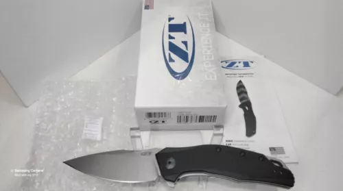 New Zero Tolerance ZT 0357 ZT Original G-10 CPM-20CV WorkFin Blade Folding Knife