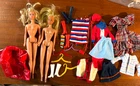 Vintage Ballerina Barbie 1976 Clone Malibu Clothes Hong Kong lot Ski Outfit