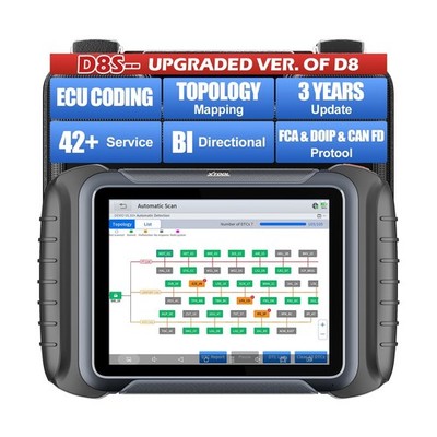 XTOOL D8S Bidirectional Scan Tool 2026 Upgraded Ver. of D8 Scanner, AI-Assist...