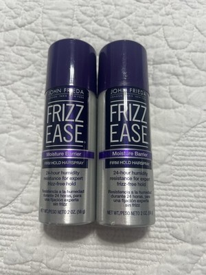 2 John Frieda Frizz Ease Moisture Barrier Hairspray Firm Hold 2 oz Travel Size