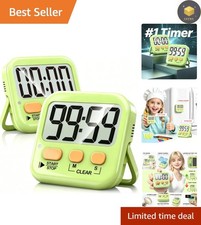 Portable Digital Timers with Large Display - Ideal for Cooking, Study  Exercise