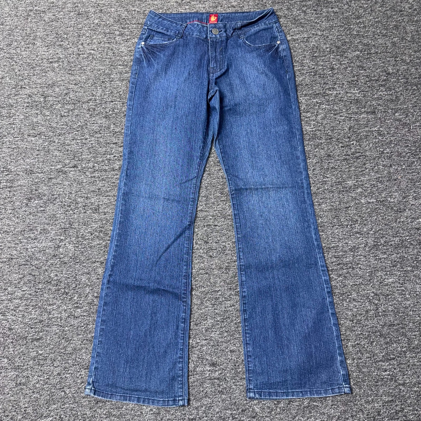 Vintage Y2K Sasson Ooh La La Bootcut Hipster Jeans Womens Sz 6 Blue