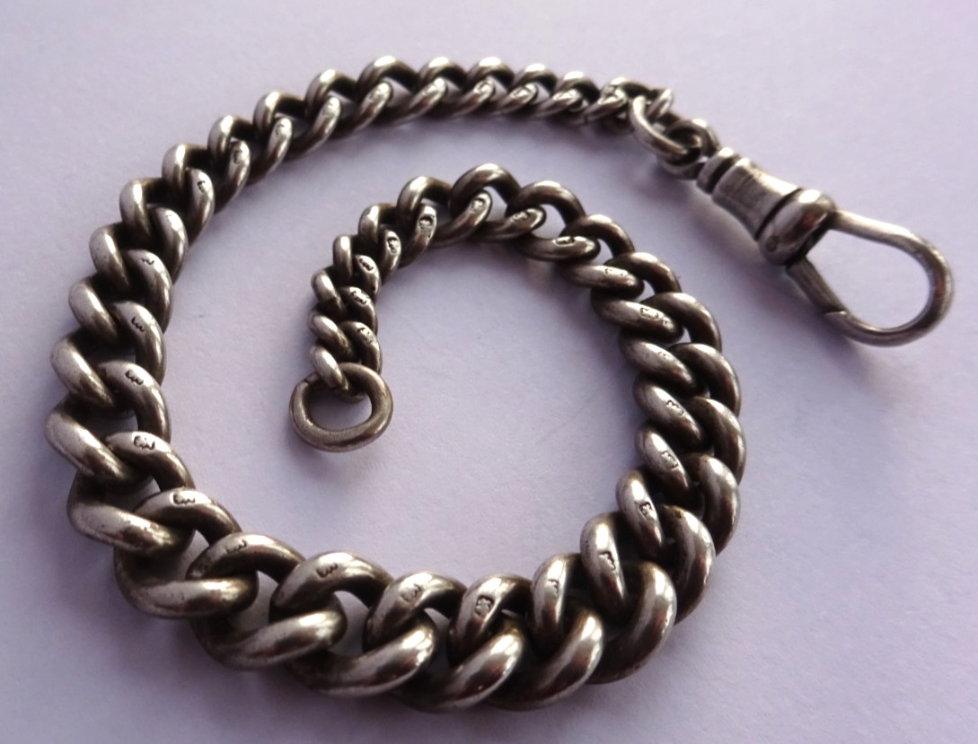 Antique hallmarked solid sterling silver pocket w… - image 1