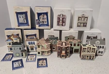 Hallmark Nostalgic Houses and Shops Lot Of 9 #19-27 Vintage 2002 -2010 