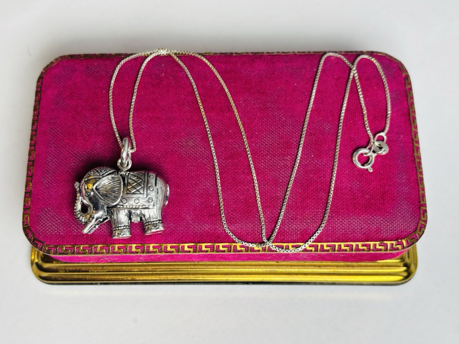 Signed AGI Solid STERLING SILVER 925 GOOD LUCK El… - image 4